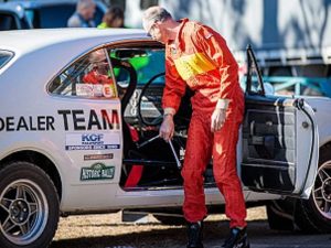 KCF Winter Stages QLD Rally Monaro Red Race Suit Dukes of Oz Shake Down
