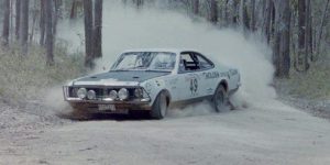 Ledgend Legacy Banner Ken Cusack Holden Monaro Classic Rally Car