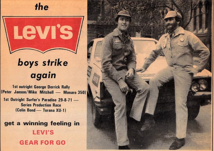 Peter Janson & Mike Mitchell Levis Rally Monaro