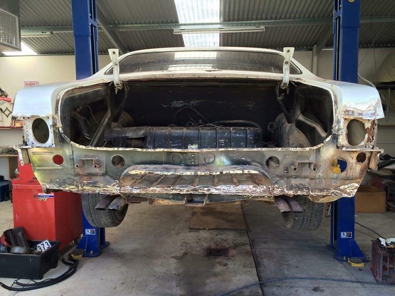 Rear End Restoration Holden Monaro Classic Rally Car