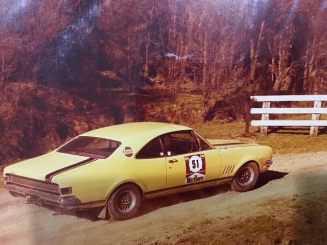 NZ MARK PARSONS HK Monaro Rally Car Yellow