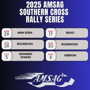 2025 AMSAG Rally Series Event Calandar