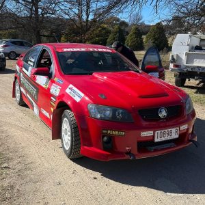 Red Rally Commodore Canberra