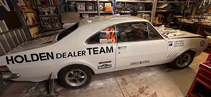 Holden Monaro, Classic Rally Car, Shed Build