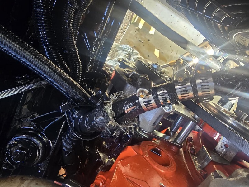 Classic Rally, Holden Monaro, Blown Oil Line, Dimech Brothers