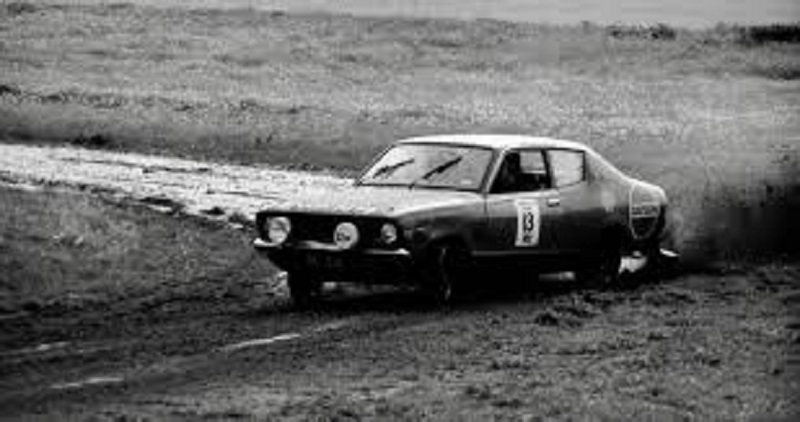 1974 Mike Mitchell partnered with Bill Evans to contest the ARC in a Datsun 120Y