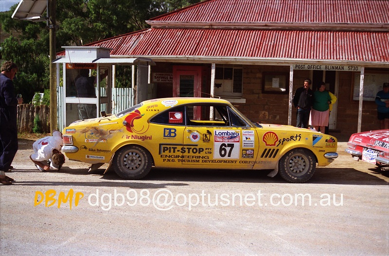 London to Sydney Marathon Car 67 Pit Stop Monaro